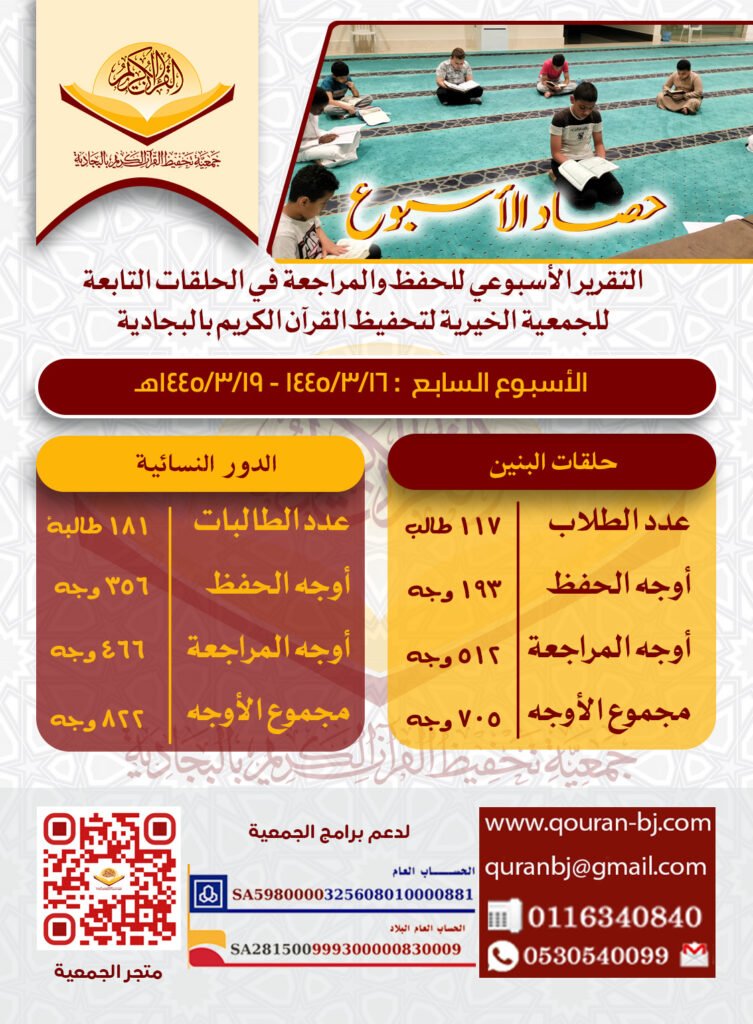 تقرير الأسبوع السابع